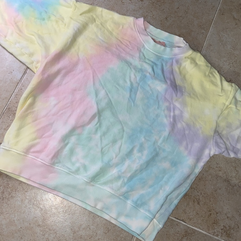 SHOW ME YOUR MUMU Boyfriend tie dye sweatshirt size XS - Picture 5 of 7